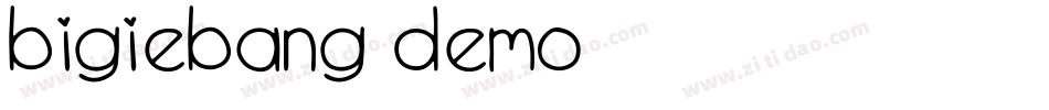 Bigiebang Demo字体转换